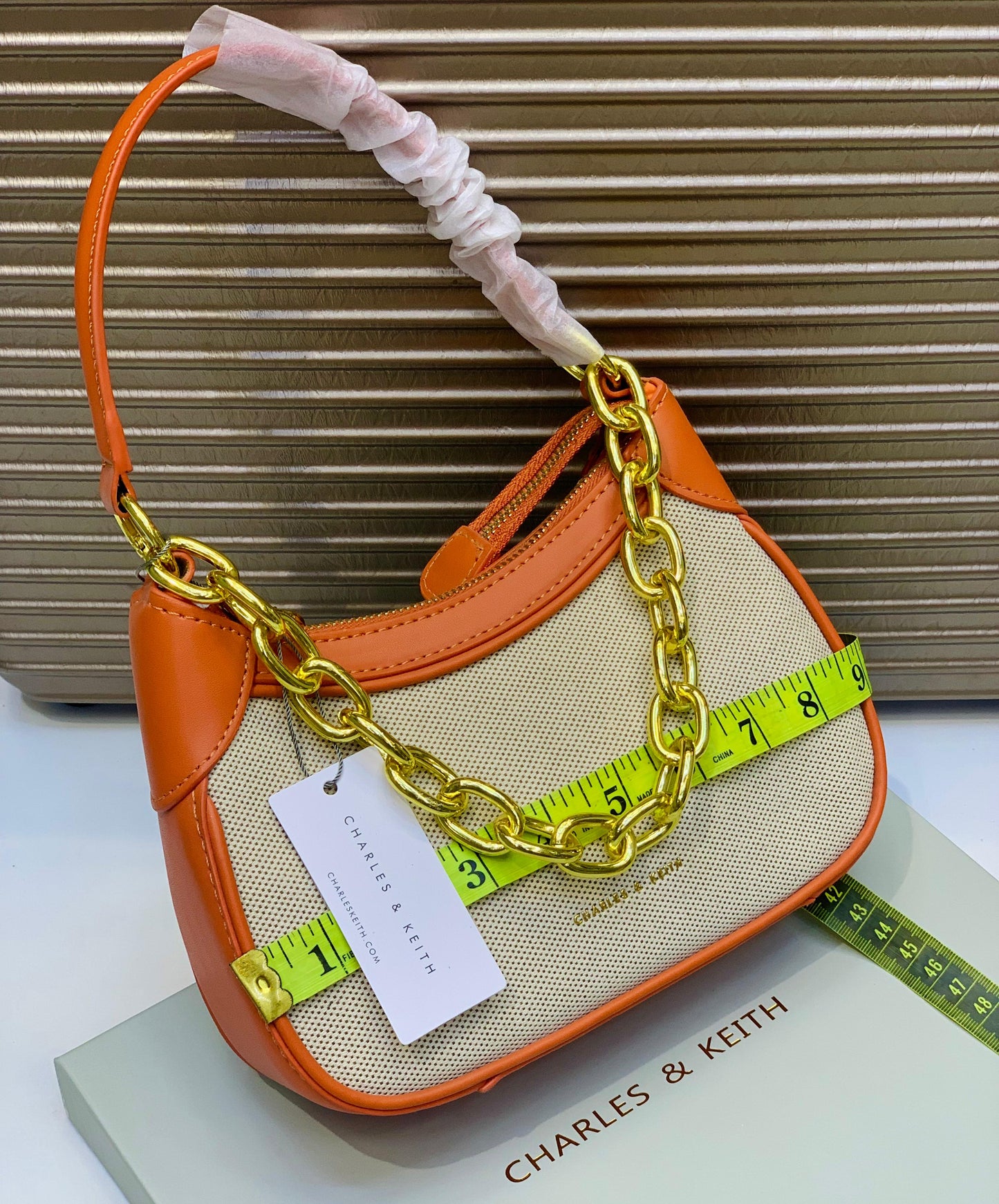 C-H-A-R-L-E-S & K-E-I-T-H New Design – Official Model Women Bag | (Mustard)