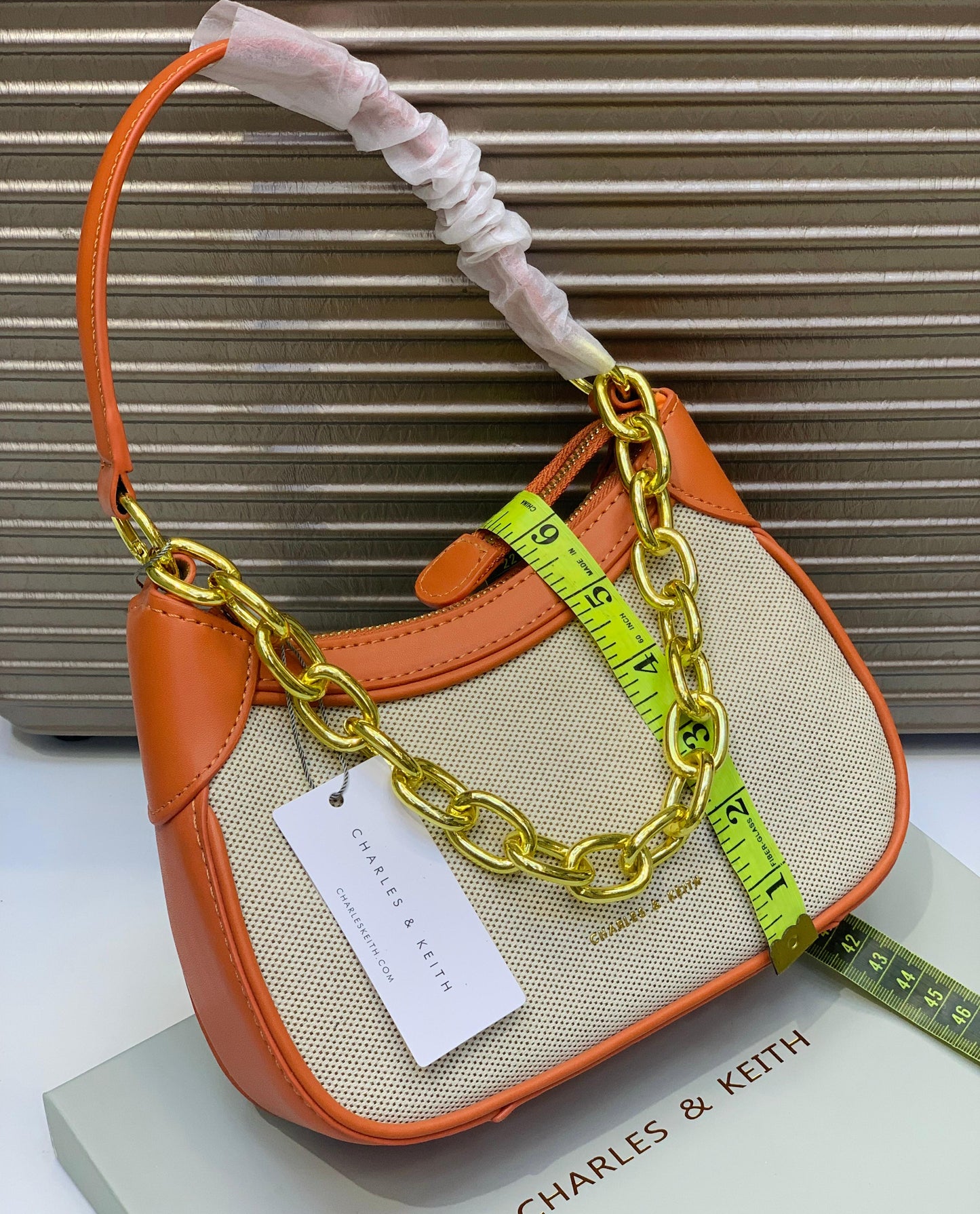 C-H-A-R-L-E-S & K-E-I-T-H New Design – Official Model Women Bag | (Mustard)