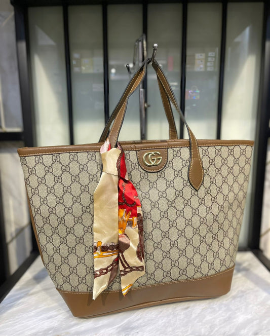 G-U-C-C-I Ophidia Medium Tote – Women Bag (Brown)