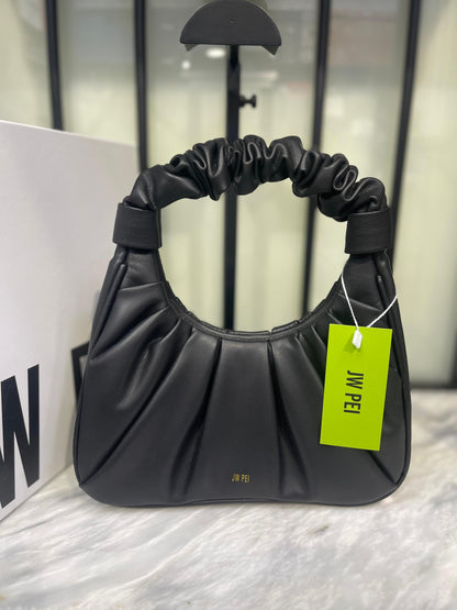 J-W P-E-I Gabbi Ruched Hobo – Women Bag (Black)