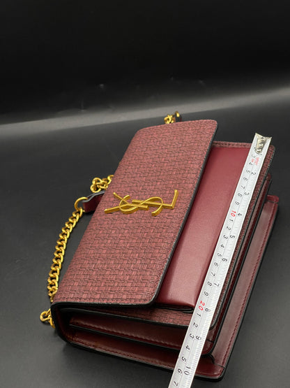 Y-S-L S-A-I-N-T L-A-U-R-E-N-T Sunset Crossbody – Women Bag (Black)