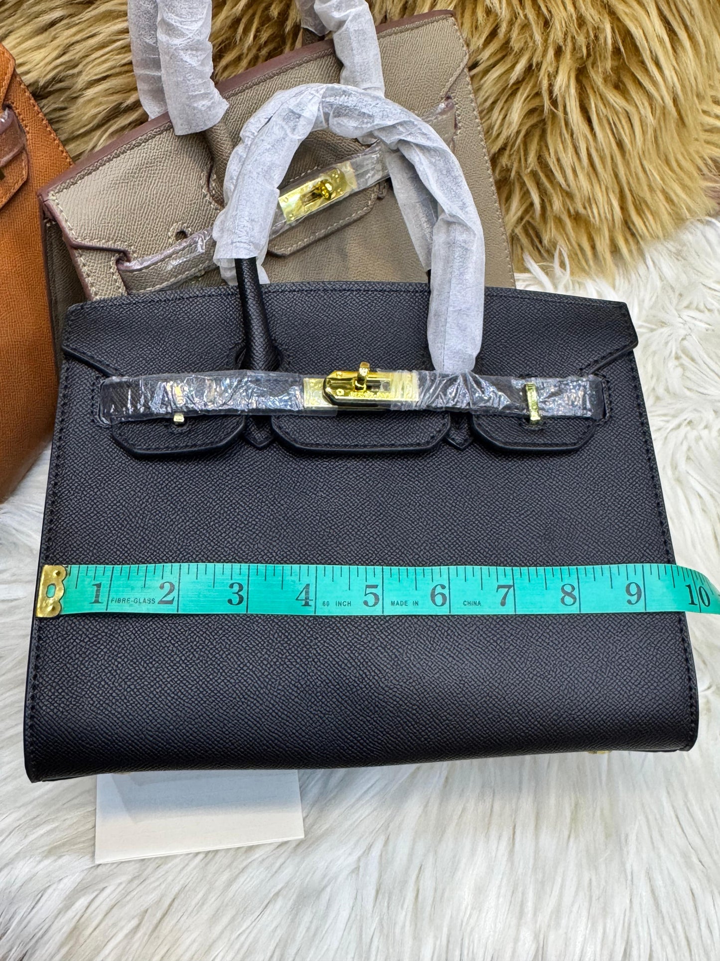 H-E-R-M-È-S Bleu Nuit Togo Birkin 25 – Women Bag | Gold Hardware (Brown/Mustard)