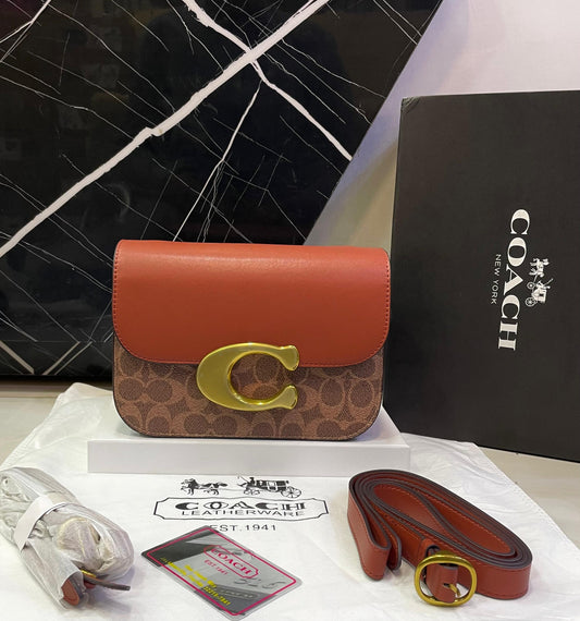 C-O-A-C-H Crossbody – Master Copy High Quality Women Bag | Brown