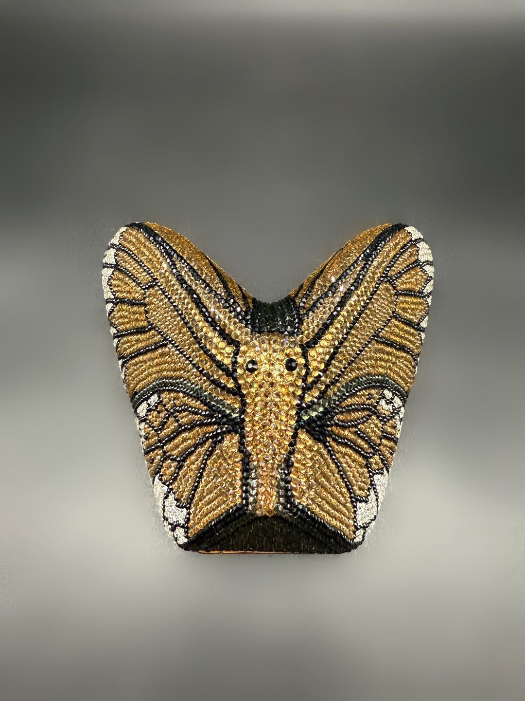 Butterfly Crystal Women Bag – Silver Luxury Edition (Gold)