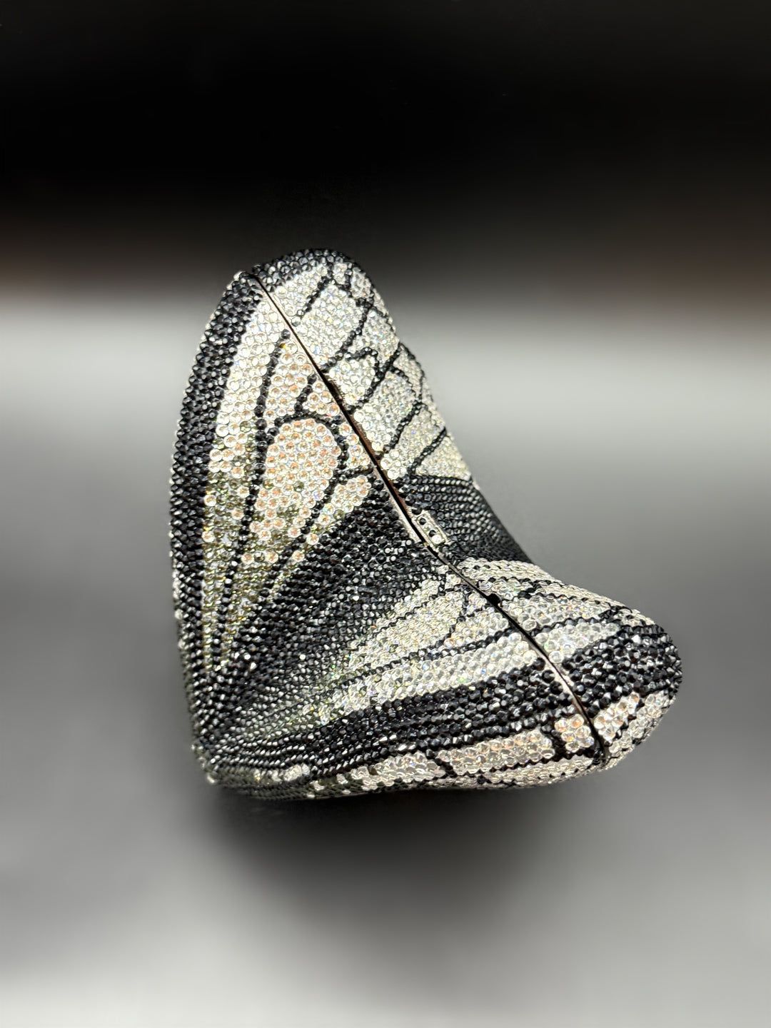 Butterfly Crystal Women Bag – Silver Luxury Edition (Black)