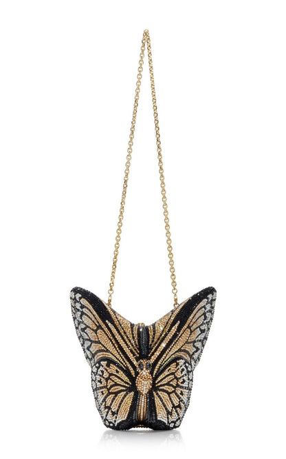 Butterfly Crystal Women Bag – Silver Luxury Edition (Black)