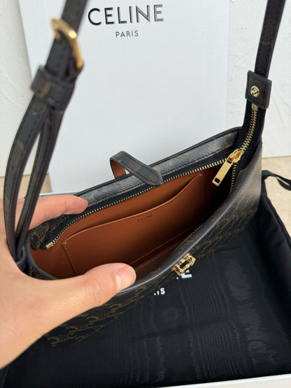C-E-L-I-N-E Paris Luxe Soft Women Bag | Premium Edition (Black/Brown)