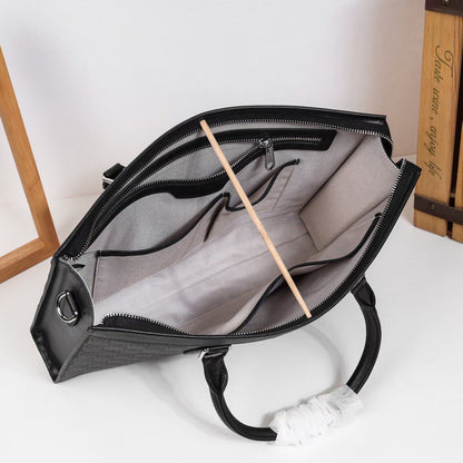 G-U-C-C-I Luxury Signature Large Women Bag | Super Premium Edition (Black-1)