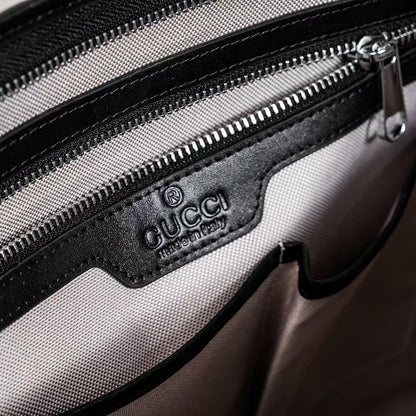 G-U-C-C-I Luxury Signature Large Women Bag | Super Premium Edition (Black-1)