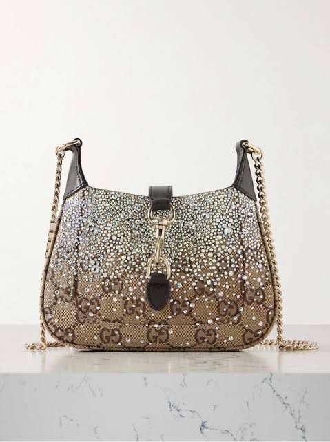 G-U-C-C-I Jackie Notte Mini Crystal Women Bag – Premium Edition