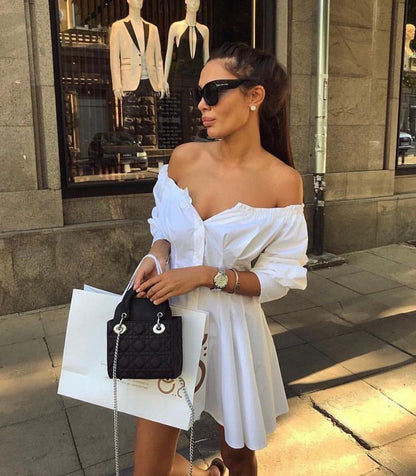 D-I-O-R Luxury Mini Patent Lady Style Women Bag – Black | Premium Edition (Black)