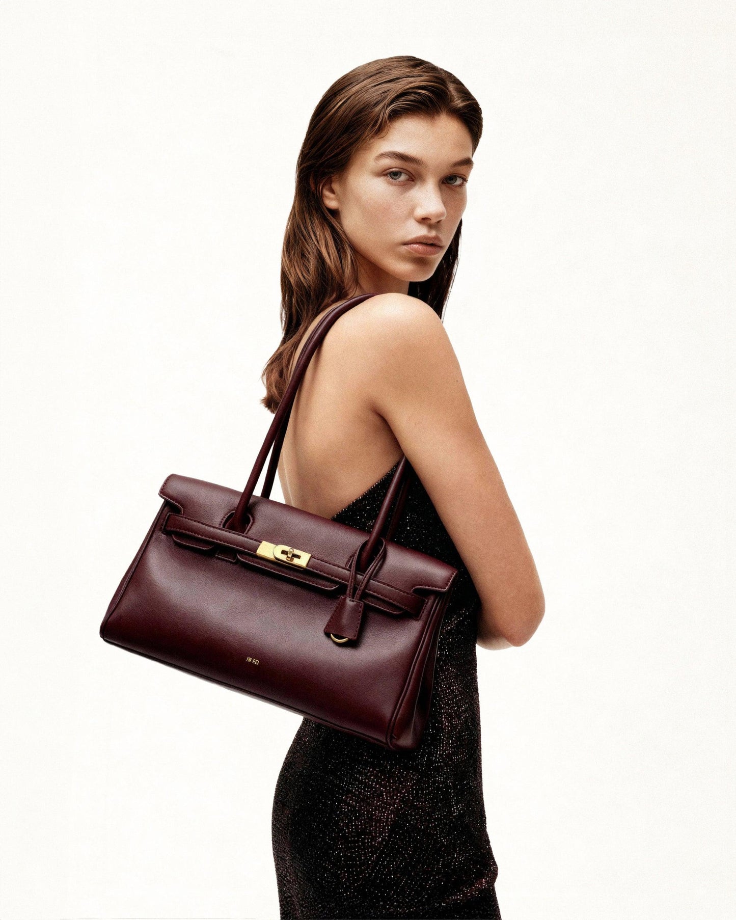 J-W-P-E-I Yara Shoulder Women Bag – Premium Edition (Maroon)