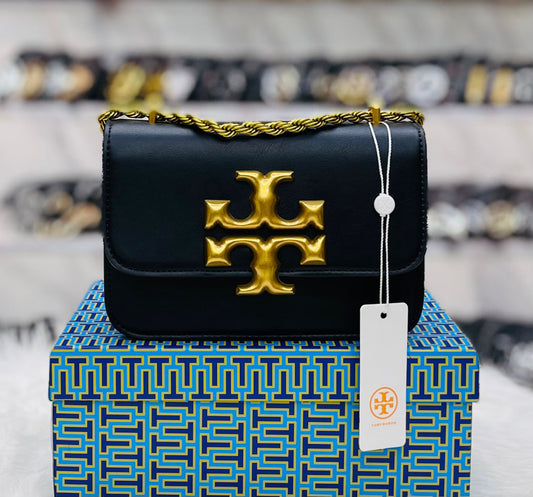 T-O-R-Y B-U-R-C-H Inspired Premium Women Bag – Luxury Edition (Black)
