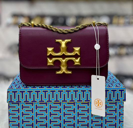 T-O-R-Y B-U-R-C-H Inspired Premium Women Bag – Luxury Edition (Maroon)