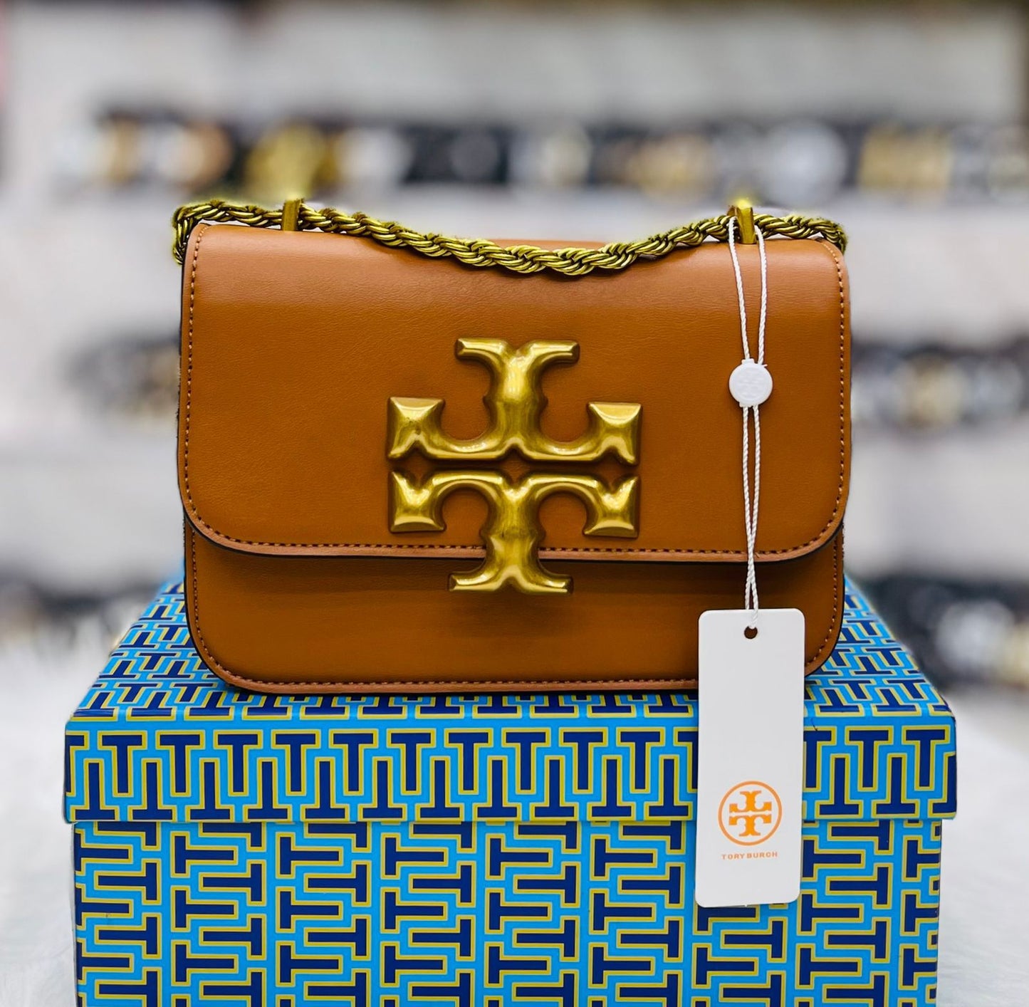 T-O-R-Y B-U-R-C-H Inspired Premium Women Bag – Luxury Edition (Brown-1)