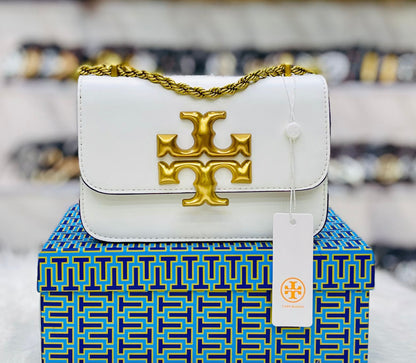 T-O-R-Y B-U-R-C-H Inspired Premium Women Bag – Luxury Edition (White)