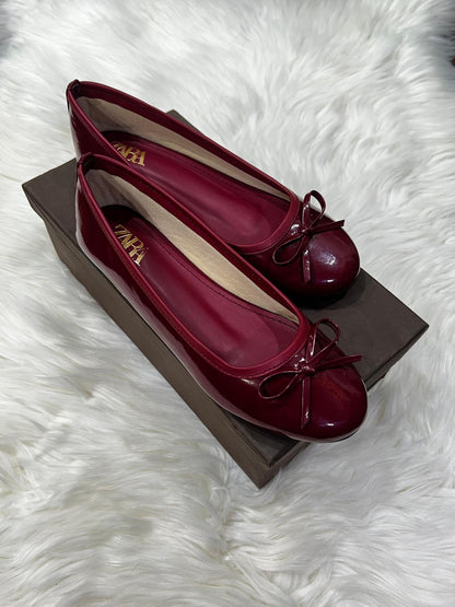 Z-A-R-A Inspired Tie Pumps – Elegant Women Footwear | (Red)