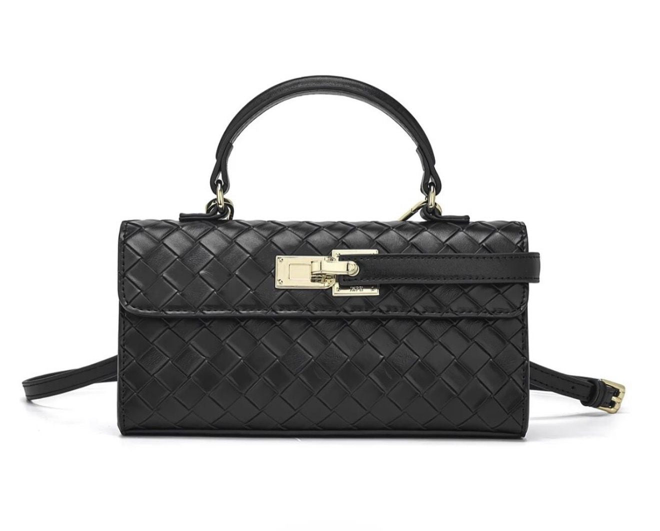 J-W-P-E-I Keyla Top Handle Women Bag – Premium Vegan Leather Edition (Black)