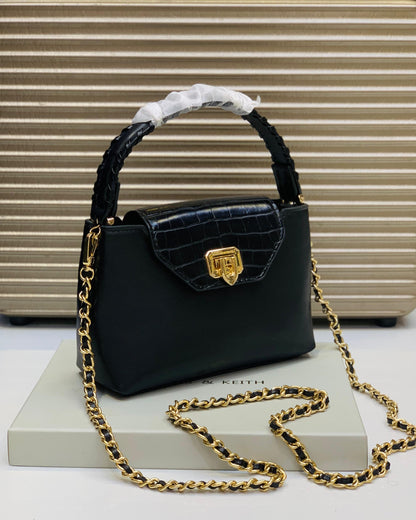 C-H-A-R-L-E-S & K-E-I-T-H Official Model Women Bag – (Black)
