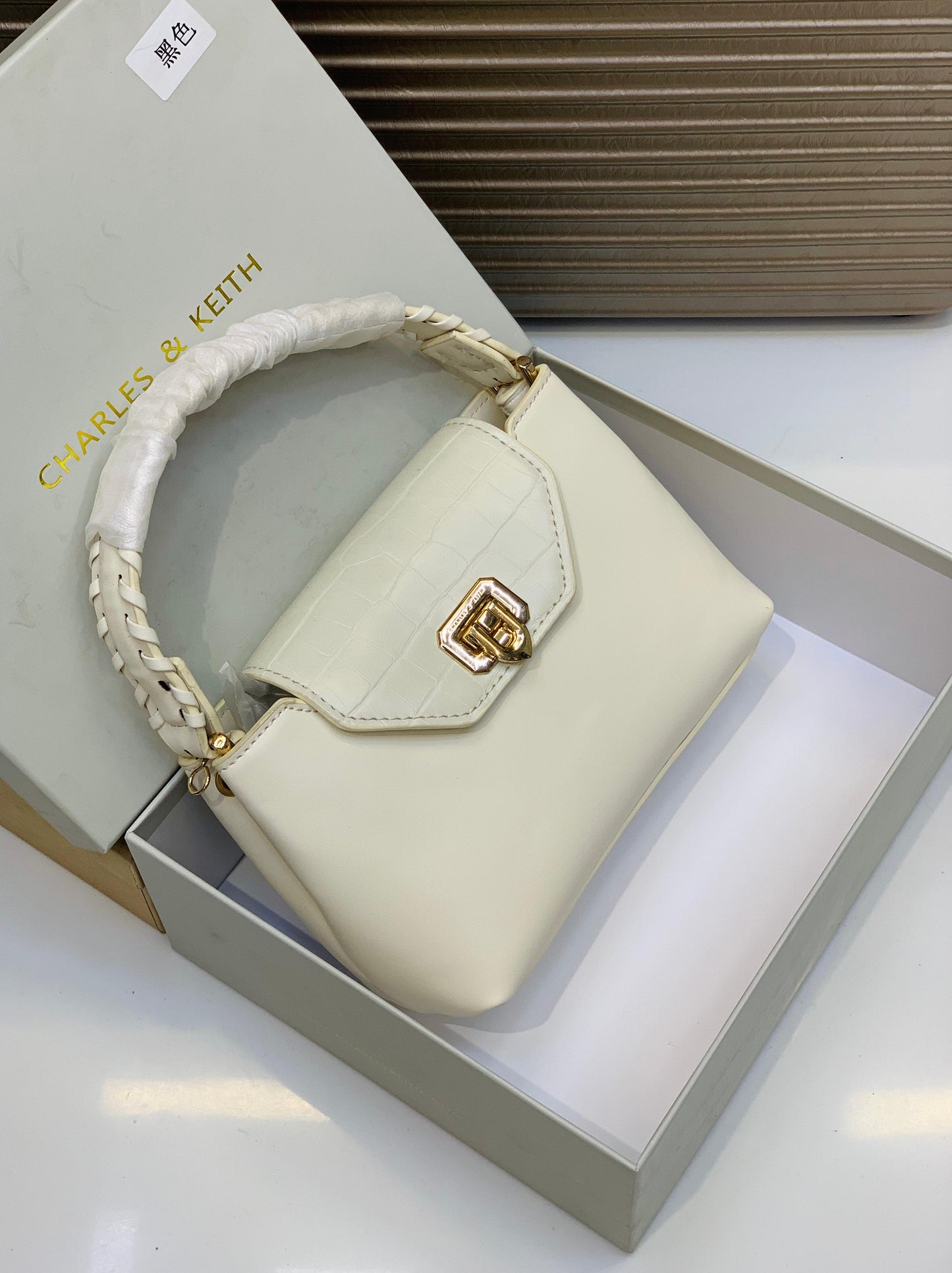 C-H-A-R-L-E-S & K-E-I-T-H Official Model Women Bag – (White)