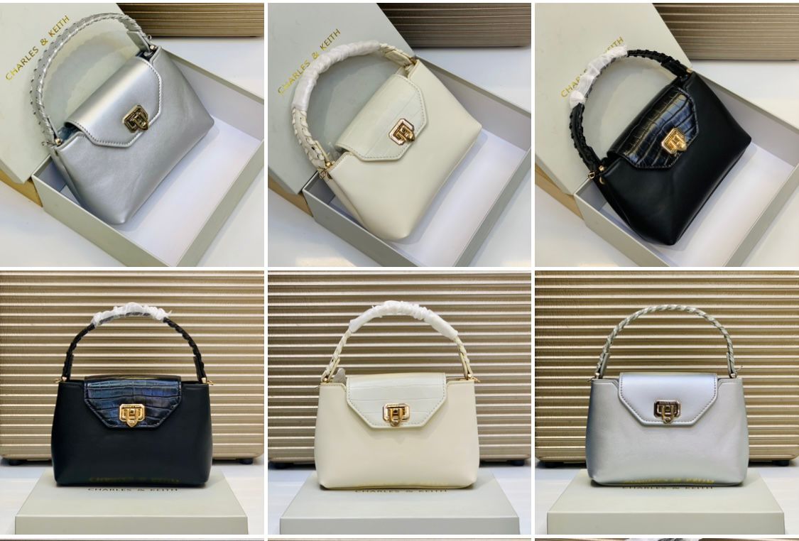 C-H-A-R-L-E-S & K-E-I-T-H Official Model Women Bag – (Black)