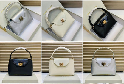 C-H-A-R-L-E-S & K-E-I-T-H Official Model Women Bag – (Silver)