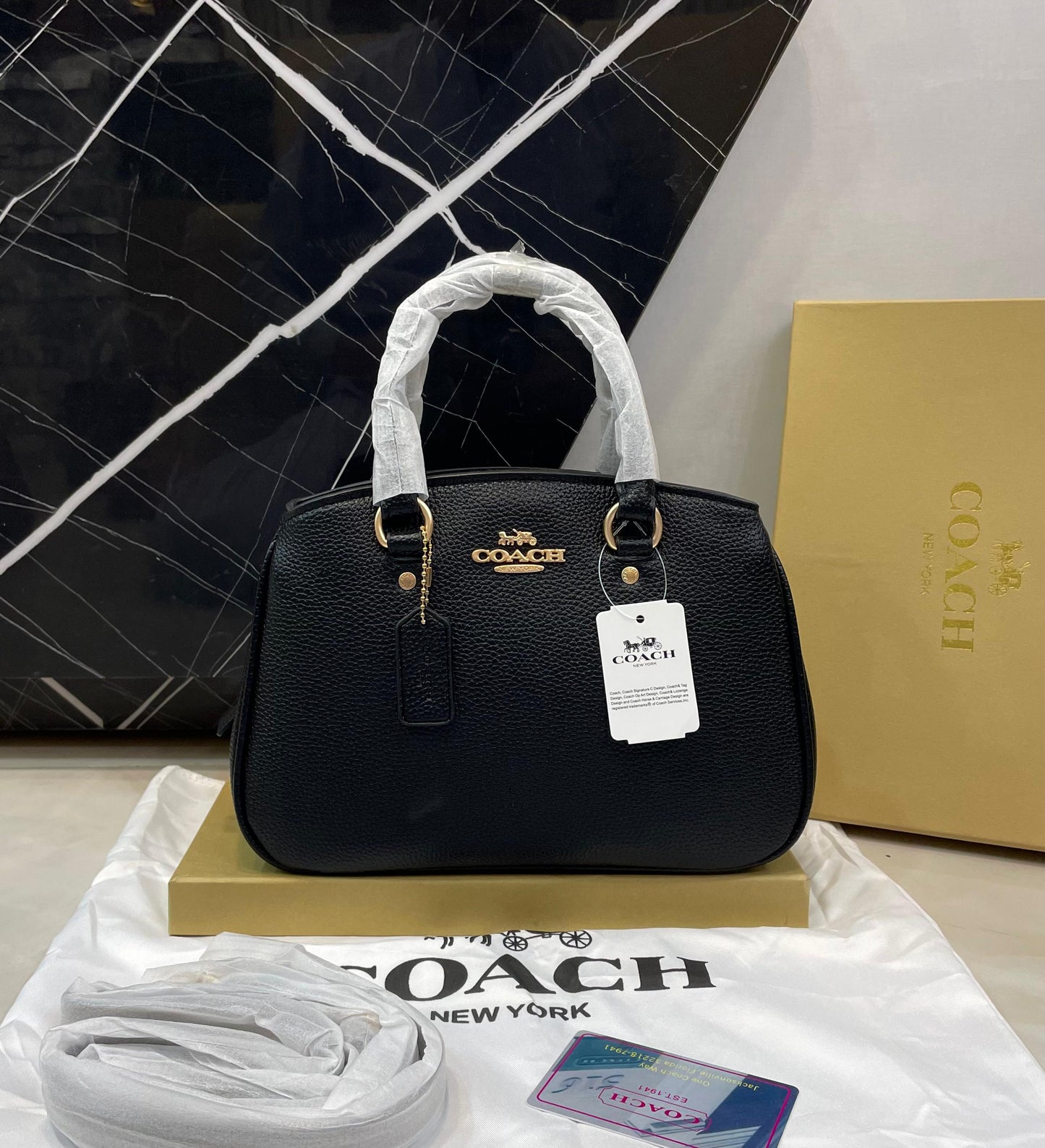 C-O-A-C-H Luxury Crossbody Women Bag – Master Class Edition | (Black)