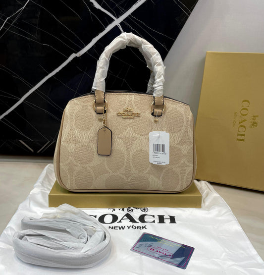 C-O-A-C-H Luxury Crossbody Women Bag – Master Class Edition | (Beige)