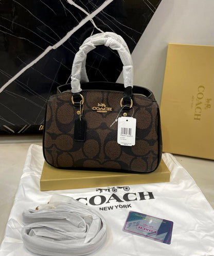 C-O-A-C-H Luxury Crossbody Women Bag – Master Class Edition | (Black/Brown)