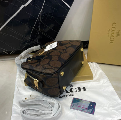 C-O-A-C-H Luxury Crossbody Women Bag – Master Class Edition | (Black/Brown)