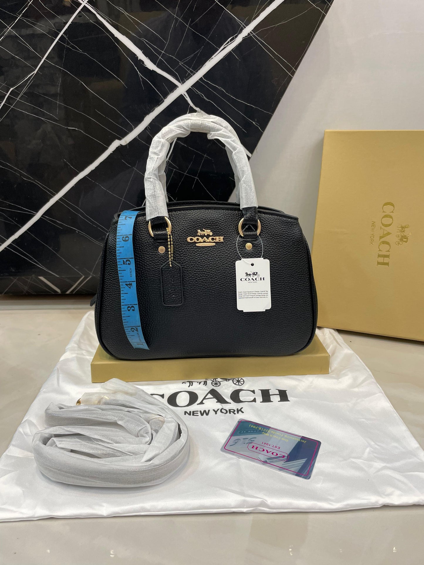 C-O-A-C-H Luxury Crossbody Women Bag – Master Class Edition | (Black/Brown)