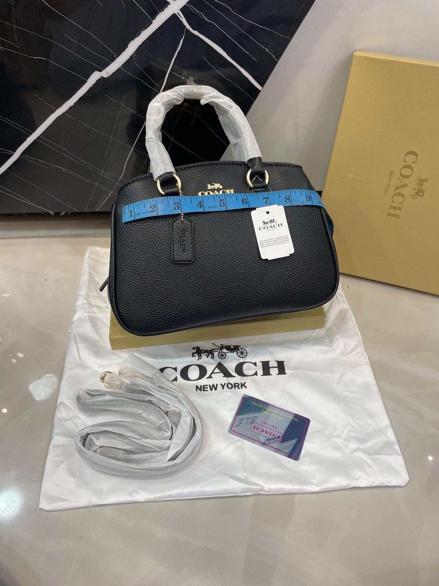 C-O-A-C-H Luxury Crossbody Women Bag – Master Class Edition | (Black/Brown)