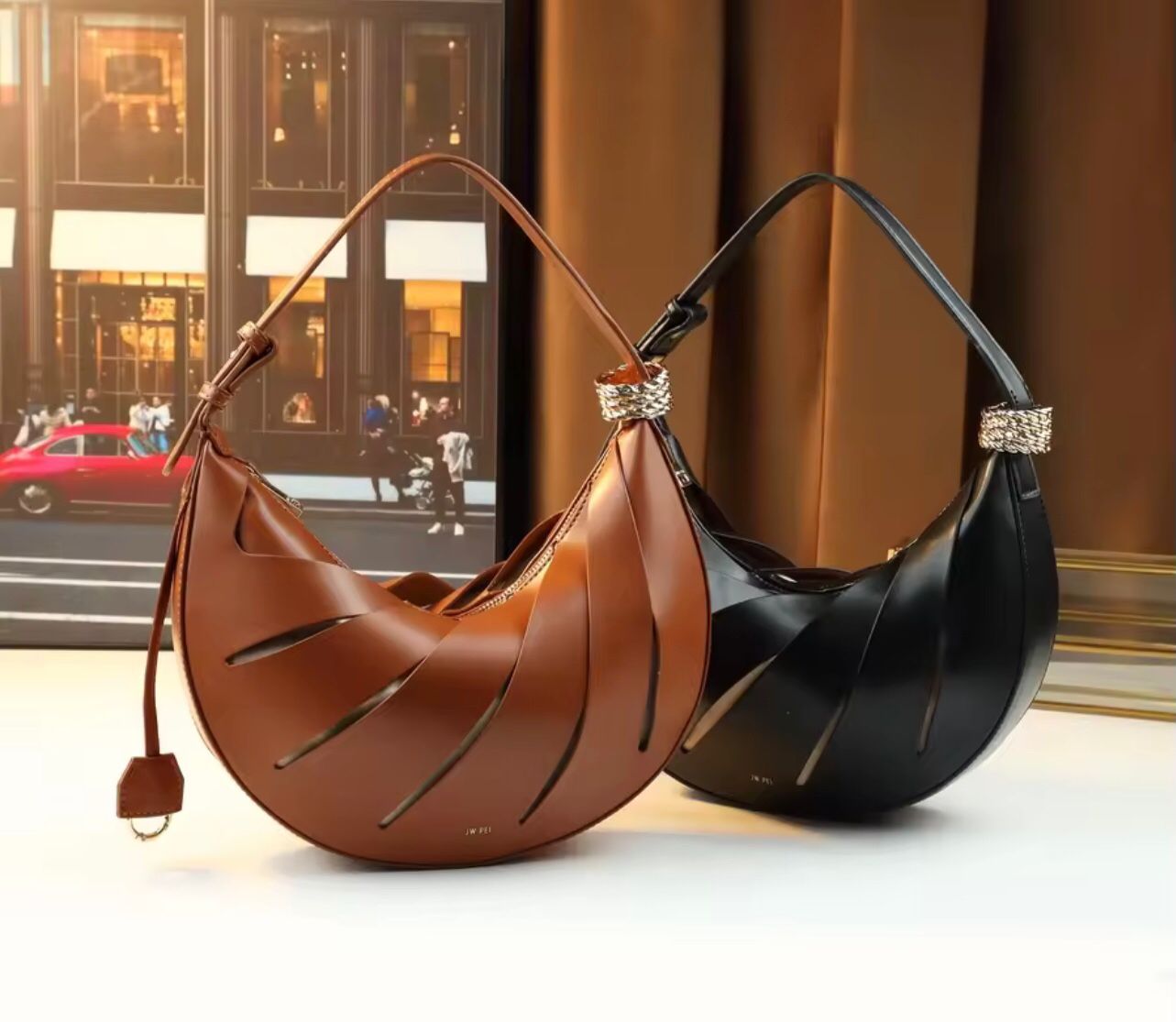 J-W-P-E-I Inspired Women Bag – Premium Vegan Leather Edition (Black)