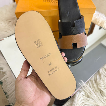 H-E-R-M-È-S Luxury Unisex Slippers – Premium Edition | (Brown)