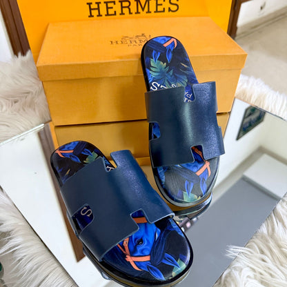 H-E-R-M-È-S Luxury Unisex Slippers – Premium Edition | (Blue-2)