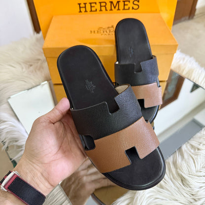 H-E-R-M-È-S Luxury Unisex Slippers – Premium Edition | (Brown)