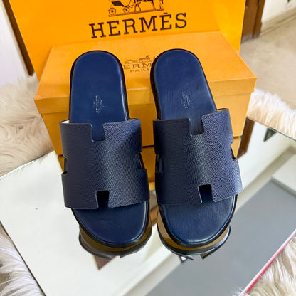 H-E-R-M-È-S Luxury Unisex Slippers – Premium Edition | (Blue)