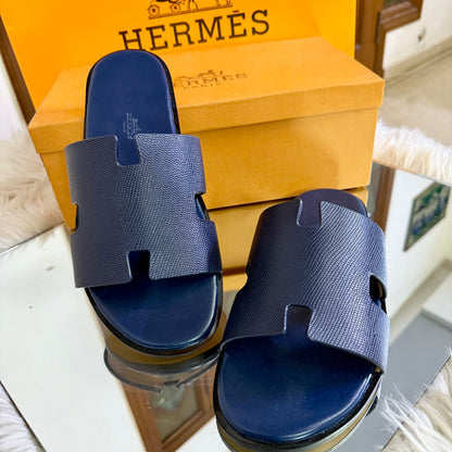 H-E-R-M-È-S Luxury Unisex Slippers – Premium Edition | (Blue)
