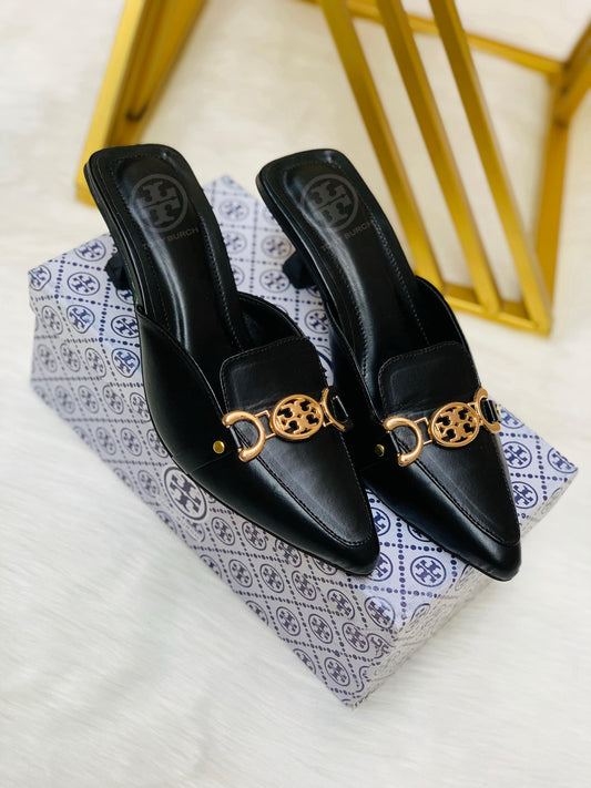 T-O-R-Y B-U-R-C-H Luxury Classic Heels – Elegant Women Footwear | (Black)