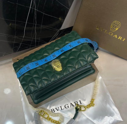 B-V-L-G-A-R-I Luxury Statement Crossbody Women Bag – Master High Quality | (White)