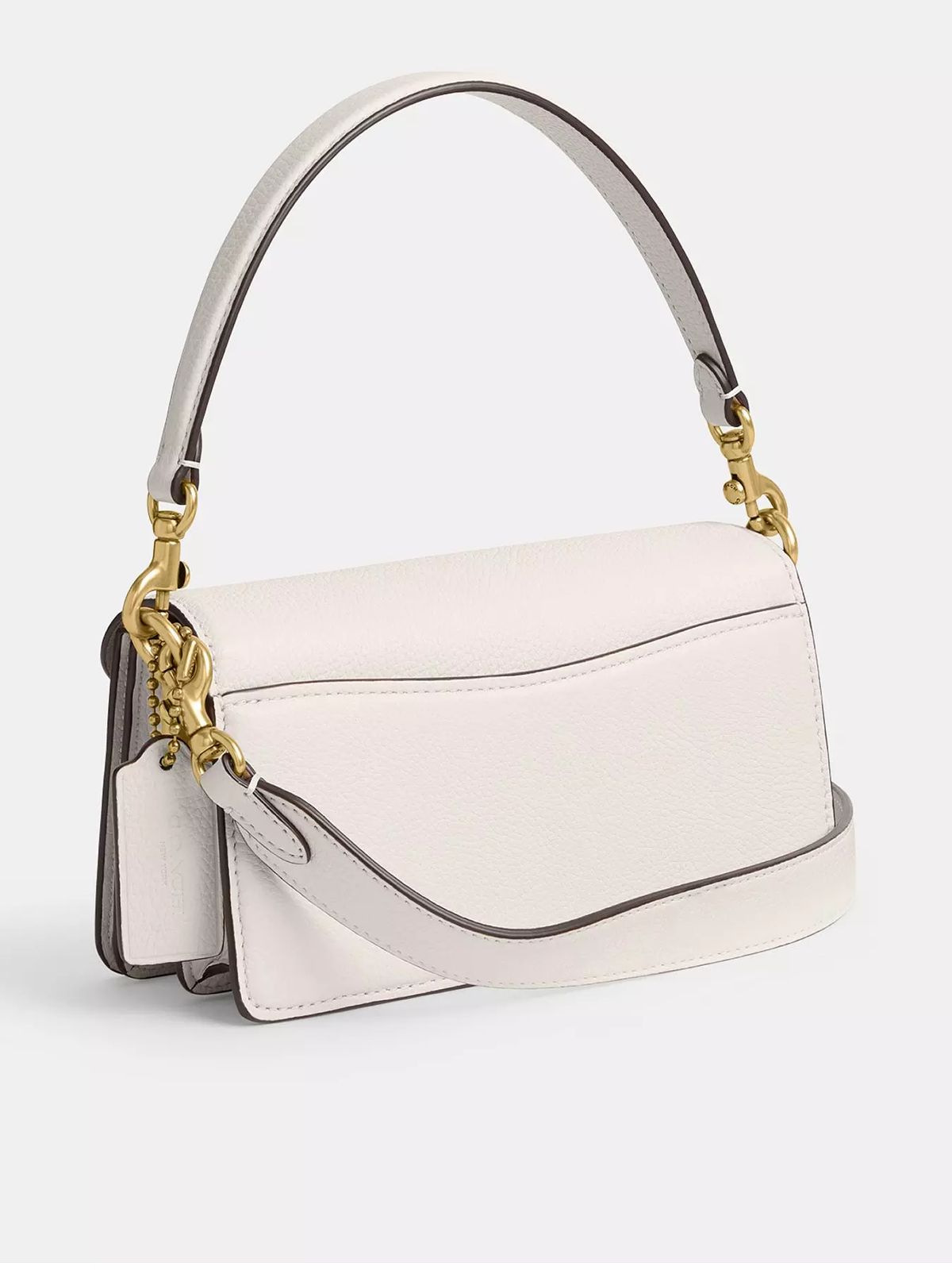 C-O-A-C-H Tabby-Inspired 26 Women Bag – Polished Leather | Premium Edition (White)