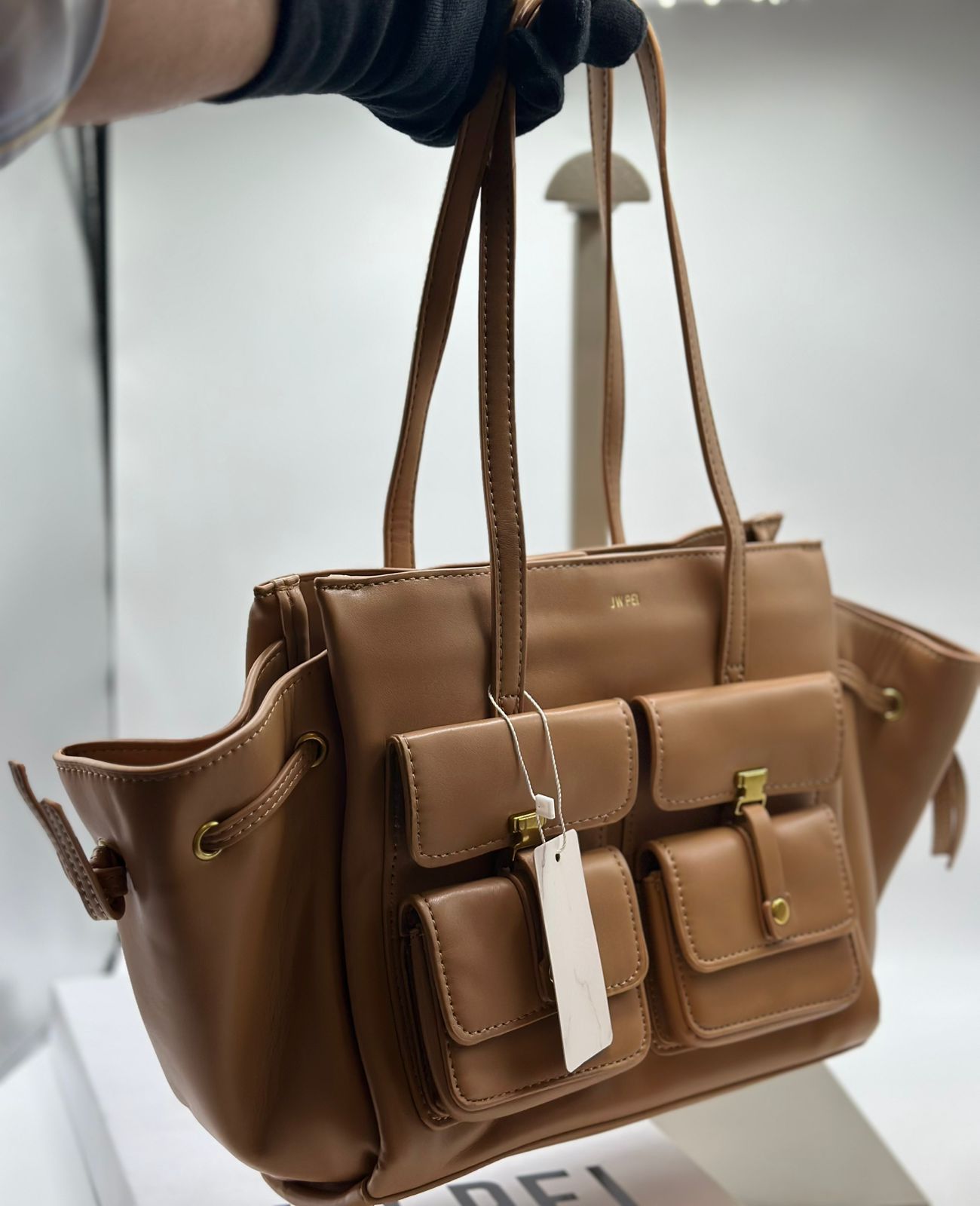 J-W P-E-I Linda Tote Women Bag – Premium Edition (Brown)