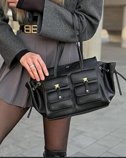 J-W P-E-I Linda Tote Women Bag – Premium Edition (Black)