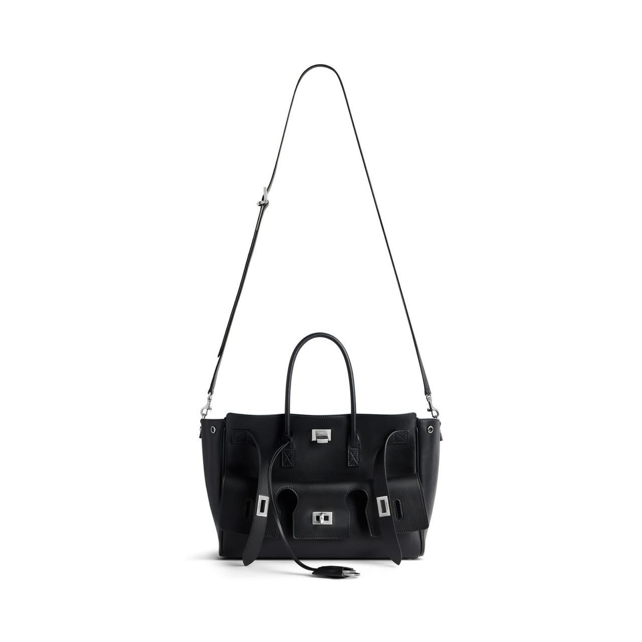 B-A-L-E-N-C-I-A-G-A Luxury Bel Air Carry Women Bag – Premium Edition (Black)