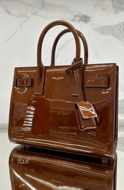 Y-S-L Luxury Small Tote Women Bag – Premium Leather Edition (Brown)