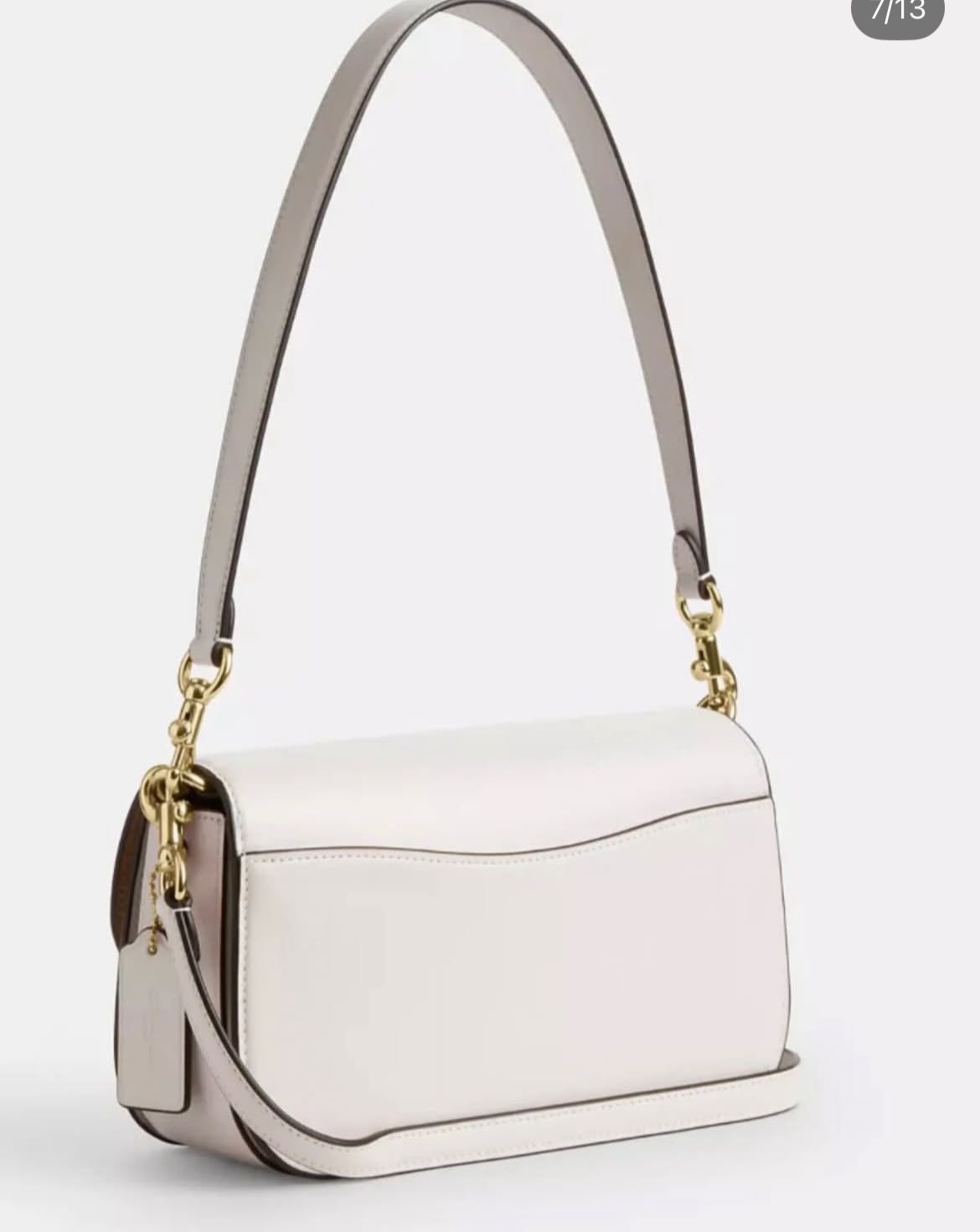 C-O-A-C-H Harper Shoulder Women Bag – Premium Edition (White)