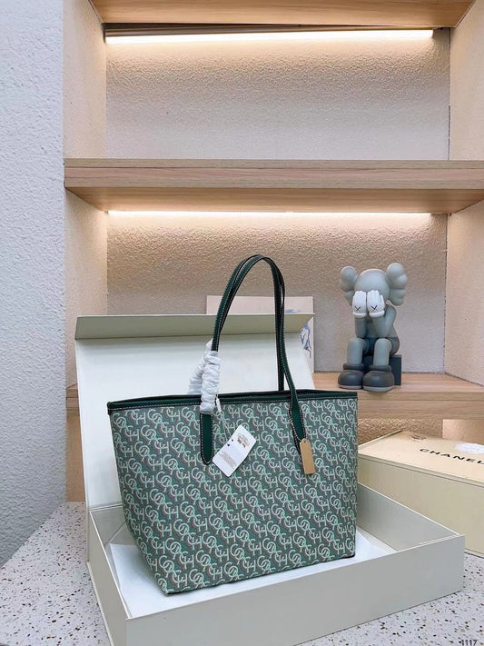 C-O-A-C-H Tote Women Bag – Master Quality Edition (Green)