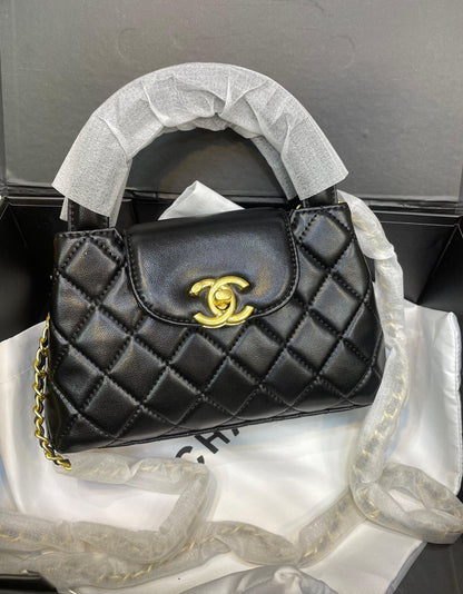 C-H-A-N-E-L KELLY MINI BAG SHINY AGED – Women Bag (Black)
