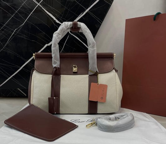 L-O-R-O P-I-A-N-A Women Handbag – Luxury Edition (Brown-3)