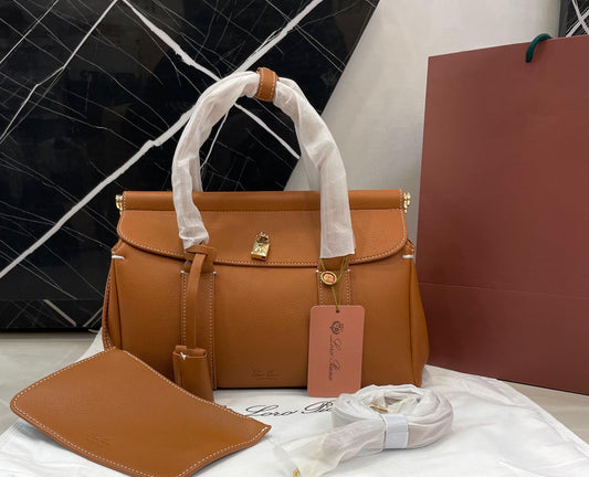 L-O-R-O P-I-A-N-A Women Handbag – Luxury Edition (Brown)